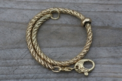 Náramek ILKO Beads Ag 925/1000 18cm 10,81g pozlaceno žlutým zlatem