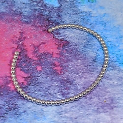 Bubble bangle ILKO Beads "S" ag 925/1000 9,26