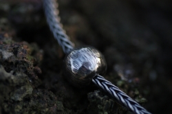 Bead Coconut Ag 925/1000 patina 